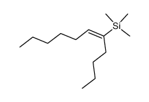 ((E)-1-Butyl-hept-1-enyl)-trimethyl-silane Structure