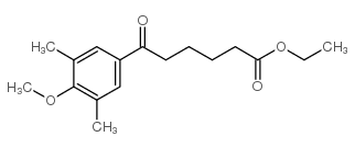 ETHYL 6-(3,5-DIMETHYL-4-METHOXYPHENYL)-6-OXOHEXANOATE Structure