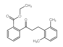 2'-CARBOETHOXY-3-(2,6-DIMETHYLPHENYL)PROPIOPHENONE structure