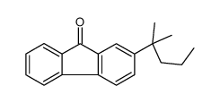 2-(2-methylpentan-2-yl)fluoren-9-one Structure