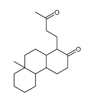 8a-methyl-1-(3-oxobutyl)-1,3,4,4a,4b,5,6,7,8,9,10,10a-dodecahydrophenanthren-2-one结构式