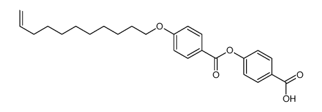 4-(4-undec-10-enoxybenzoyl)oxybenzoic acid Structure
