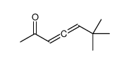 6,6-dimethylhepta-3,4-dien-2-one结构式