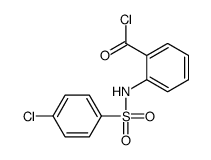 2-[(4-chlorophenyl)sulfonylamino]benzoyl chloride Structure