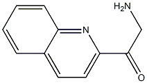 2-amino-1-(quinolin-2-yl)ethanone结构式