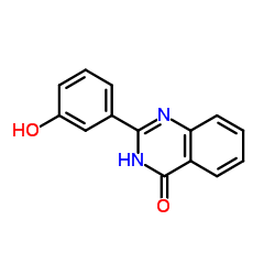 2-(3-羟基苯基)喹唑啉-4(3H)-酮结构式