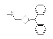 3-(METHYLAMINOMETHYL)-N-BENZHYDRYLAZETIDINE Structure