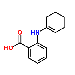 2-(cyclohex-1-enylamino)benzoic acid Structure