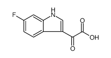 1H-Indole-3-acetic acid, 6-fluoro-α-oxo Structure