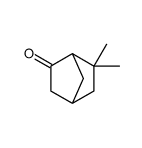 (4R)-3,3-dimethylbicyclo[2.2.1]heptan-5-one结构式