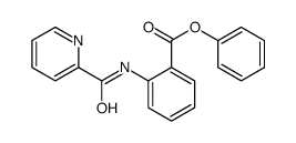 phenyl 2-(pyridine-2-carbonylamino)benzoate Structure