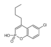 4-butyl-6-chloro-2-hydroxy-1,2λ5-benzoxaphosphinine 2-oxide结构式