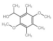 1-(2,5-dimethoxy-3,4,6-trimethyl-phenyl)ethanol structure