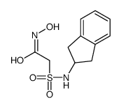 2-(2,3-dihydro-1H-inden-2-ylsulfamoyl)-N-hydroxyacetamide Structure