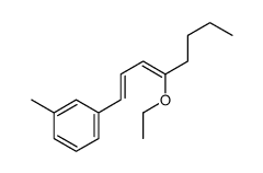 1-(4-ethoxyocta-1,3-dienyl)-3-methylbenzene结构式