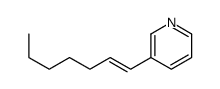 3-hept-1-enylpyridine结构式
