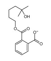 2-(5-hydroxy-5-methylhexoxy)carbonylbenzoate结构式