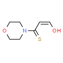Morpholine,4-(3-hydroxy-1-thioxo-2-propenyl)- (9CI) Structure
