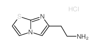 2-咪唑并[2,1-b][1,3]噻唑-6-乙胺盐酸盐结构式