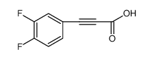 2-Propynoic acid, 3-(3,4-difluorophenyl) Structure