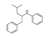 N-(4-Methyl-1-phenyl-2-pentanyl)aniline结构式