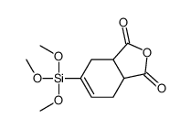 4-Trimethoxysilyl-4-cyclohexene-1,2-dicarboxylic anhydride Structure