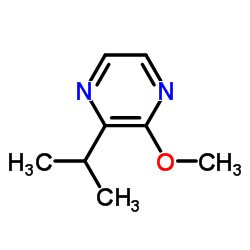 2-甲氧基-3(5或6)-异丙基吡嗪结构式