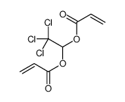 2,2,2-trichloroethylidene diacrylate Structure