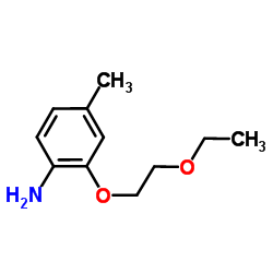 2-(2-Ethoxyethoxy)-4-methylaniline Structure