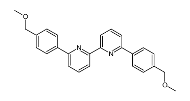 6,6'-bis(4-(methoxymethyl)phenyl)-2,2'-bipyridine结构式