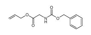 Cbz-glycine allyl ester Structure