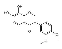 3-(3,4-dimethoxyphenyl)-7,8-dihydroxychromen-4-one结构式