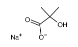 Propanoic acid, 2-hydroxy-2-Methyl-, Monosodium salt结构式