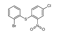 2-bromophenyl 4-chloro-2-nitrophenyl sulfide Structure