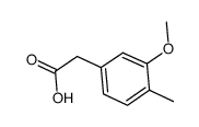 2-(3-methoxy-4-methylphenyl)acetic acid Structure