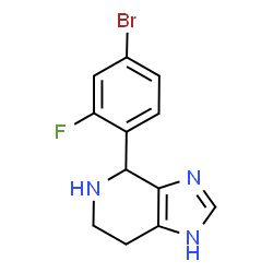 4-(4-Bromo-2-fluorophenyl)-4,5,6,7-tetrahydro-3H-imidazo[4,5-c]pyridine图片