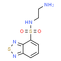 N-(2-Aminoethyl)-2,1,3-benzothiadiazole-4-sulfonamide结构式