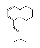 N,N-dimethyl-N'-(5,6,7,8-tetrahydronaphthalen-1-yl)methanimidamide Structure