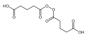 5-(4-carboxybutanoylperoxy)-5-oxopentanoic acid结构式