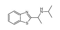 (1-Benzothiazol-2-yl-ethyl)-isopropyl-amine结构式