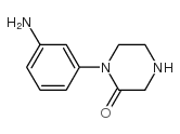 1-(3-Aminophenyl)piperazin-2-one Structure