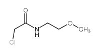 2-chloro-n-(2-methoxyethyl)acetamide structure