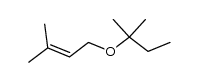 (3-methyl-but-2-enyl)-tert-pentyl ether Structure