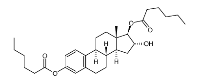 estriol 3,17-dihexanoate Structure