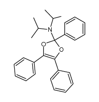 2-(diisopropylamino)-2,4,5-triphenyl-1,3-dioxole Structure