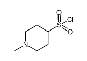 1-methyl piperidine-4-sulfonyl chloride Structure