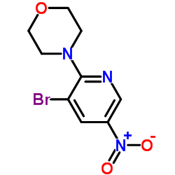 4-(3-溴-5-硝基吡啶-2-基)吗啉图片