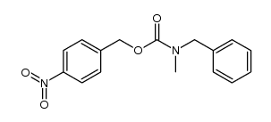 p-Nitrobenzyl Benzylmethylaminoformate结构式