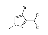 4-bromo-3-dichloromethyl-1-methylpyrazole Structure