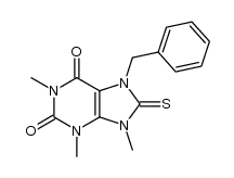 7-benzyl-1,3,9-trimethyl-8-thio-uric acid Structure